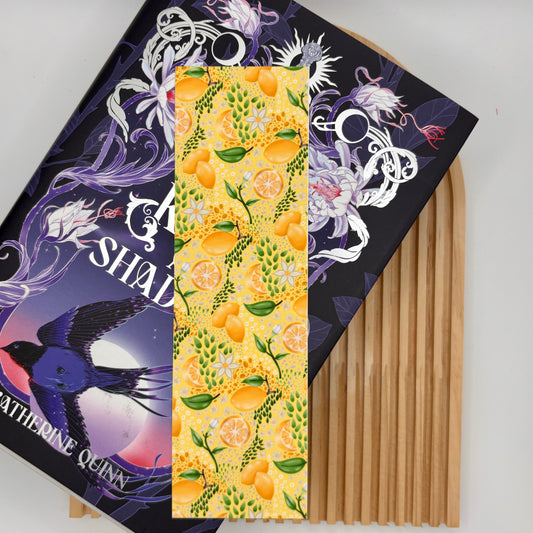 Boekenlegger – Lemon Zest | Citroenen, Bloemen & Blaadjes