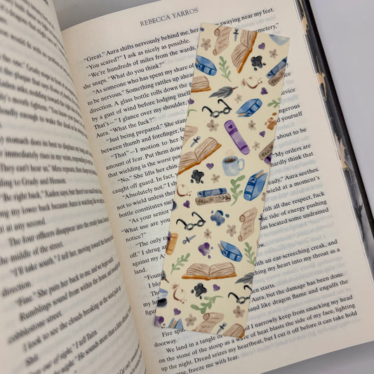 Boekenlegger – Cozy Reads | Boeken, Koffie & Bookish Patroon