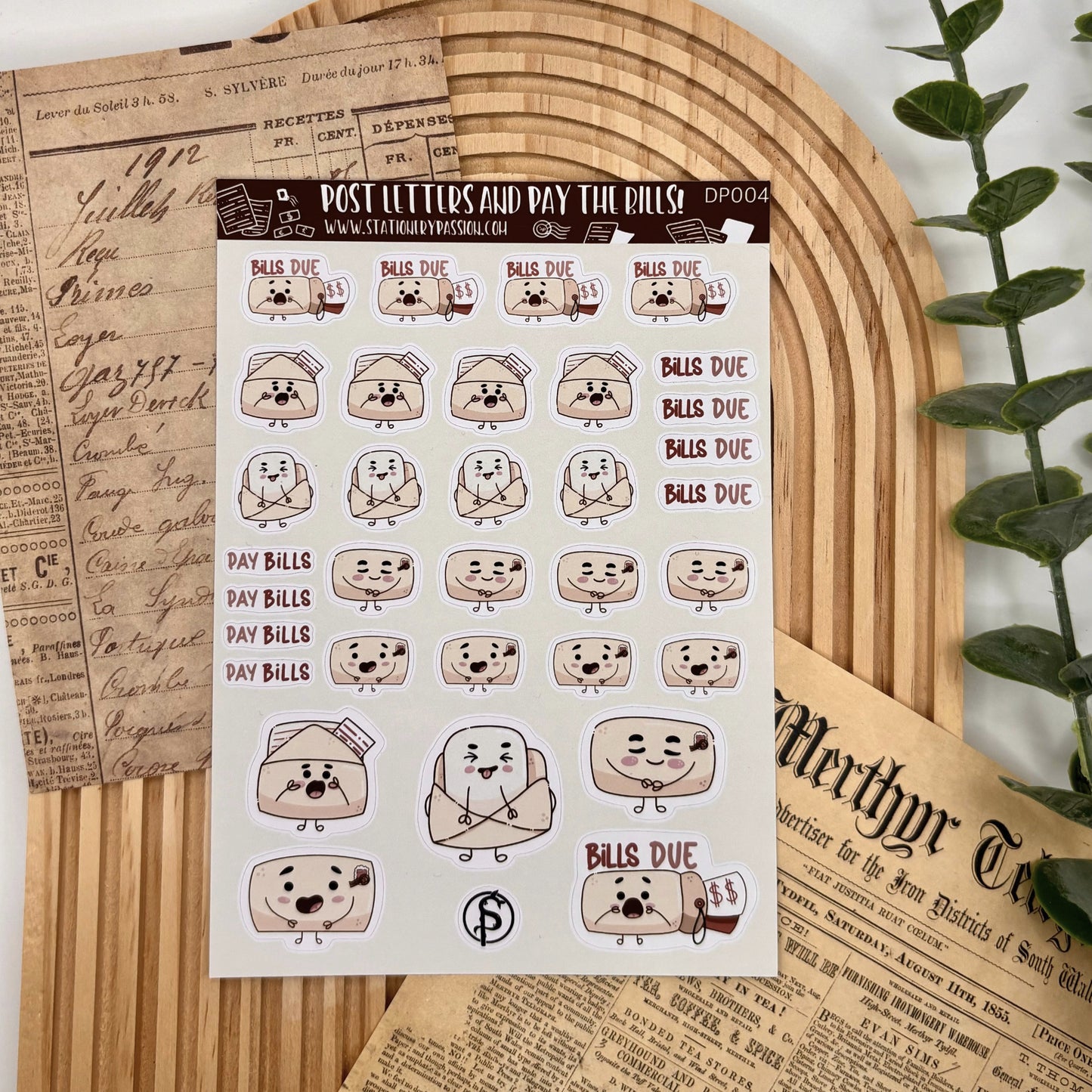 Planner Stickervel – Pay Those Bills | Administratie & Budget Stickers