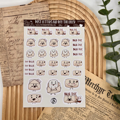 Planner Stickervel – Pay Those Bills | Administratie & Budget Stickers
